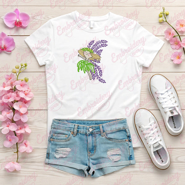 Fairy Tree Embroidery Design