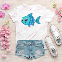 Funny Fish Machine Embroidery Design