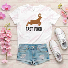 Fast Food Deer Embroidery Design