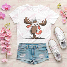 Funny Moose Embroidery Design