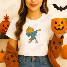 Halloween Scarecrow Doing the Dab Embroidery Design