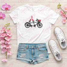 Tandem Bicycle Embroidery Design