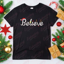 Believe Christmas Embroidery Design