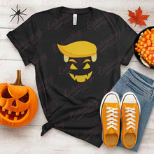 Trumpkin Funny Halloween Pumpkin Embroidery Design