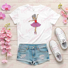 Cute Girl Ballet Dance Embroidery Design