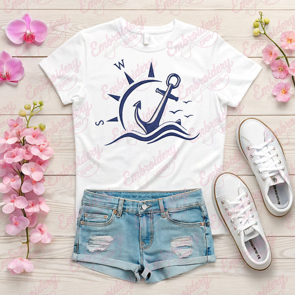 Anchor Machine Embroidery Design