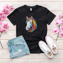 Colorful Horse Head Embroidery Design