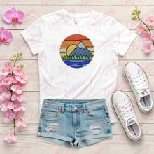 Mountain Landscape Embroidery Design