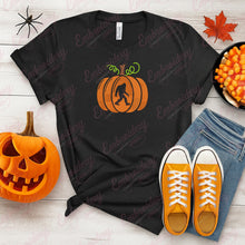 Bigfoot Pumpkin Halloween Embroidery Design