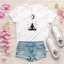 Moon Yoga Embroidery Design
