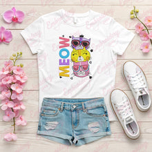 Funny Cats Meow Embroidery Design
