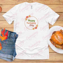 Thanksgiving Day Holiday Embroidery Pattern