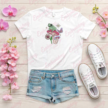Spring Frog Embroidery Design