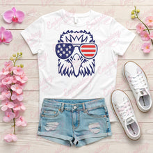 Eagle USA Flag 4th of July Embroidery Design