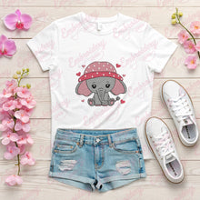 Cute Baby Elephant Embroidery Design