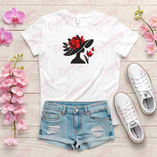 Floral Girl Face Embroidery Design