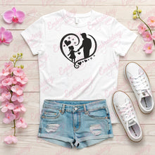 Father And Daughter Love Embroidery Design