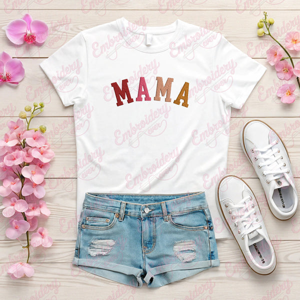 Mama Embroidery Design