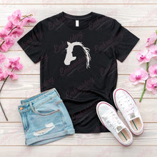 Young Girl With Horse Embroidery Design