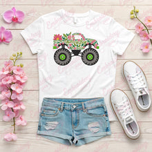 Floral Monster Truck Embroidery Design