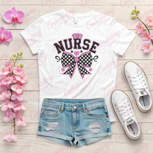 Nurse With Bow Embroidery Design