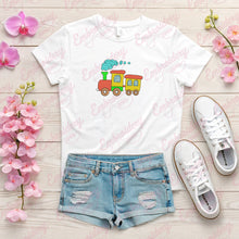 Toy Train Embroidery Design For Kids