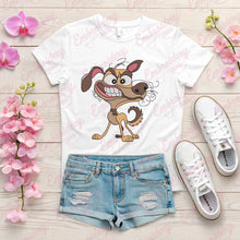 Crazy Dog Embroidery Design