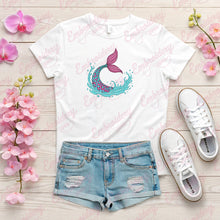 Water Wave Mermaid Embroidery Design