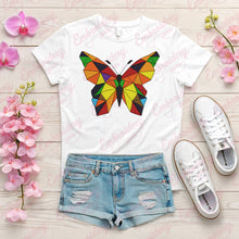 Geometric Butterfly Embroidery Design