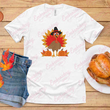 Happy Thanksgiving Turkey Embroidery Design