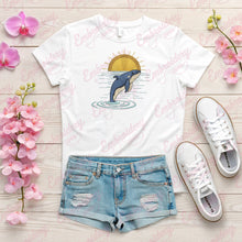 Dolphin Splash Machine Embroidery Design