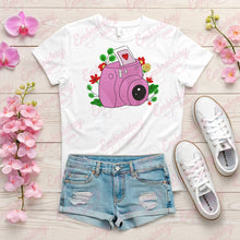 Pink Camera Embroidery Design