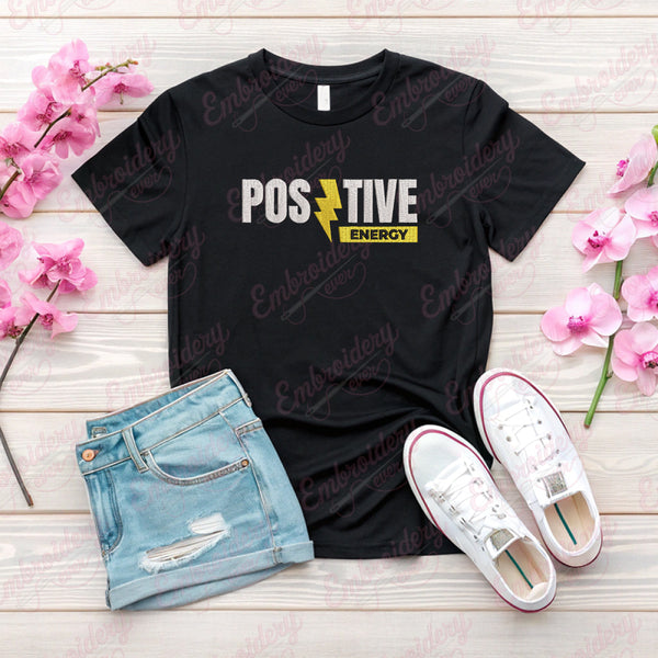 Postive Energy Embroidery Design