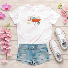 Gardening Plant And Tools Embroidery Design