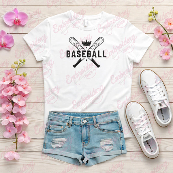 Baseball Team Embroidery Design