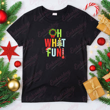 Oh What Fun Christmas Embroidery Design