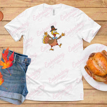 Funny Dancing Turkey Thanksgiving Embroidery Design