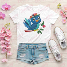 Blue Bird Machine Embroidery Design