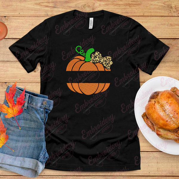 Thanksgiving Pumpkin Machine Embroidery Design