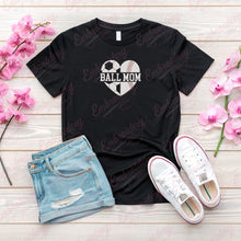 Baseball & Soccer Mom Heart Embroidery Design