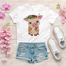 Cute Baby Cow Embroidery Design