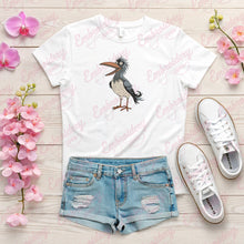 Cartoon Bird With Long Beak Embroidery Design