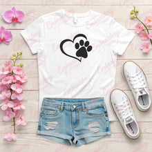 Cat Paw Heart Embroidery Design