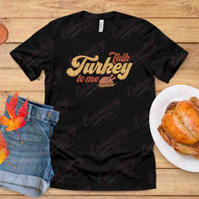 Thanksgiving Talk Turkey To Me Embroidery Design