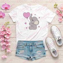 Baby Elephant Balloon Embroidery Design