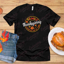 Blessed Thanksgiving Family Embroidery Design