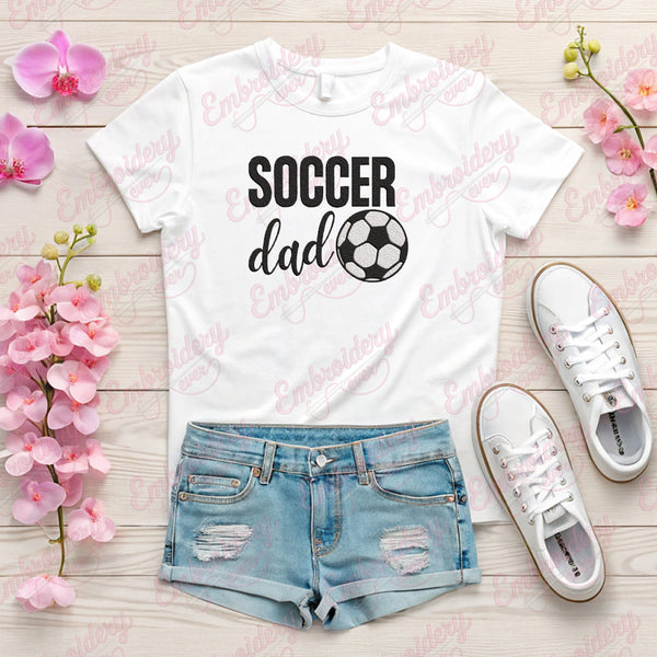 Soccer Dad Embroidery Design