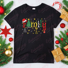 Family Christmas Spirit Embroidery Design