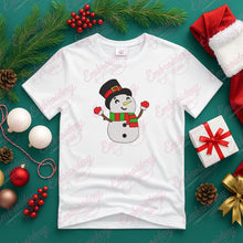 Traditional Christmas Snowman Embroidery Design