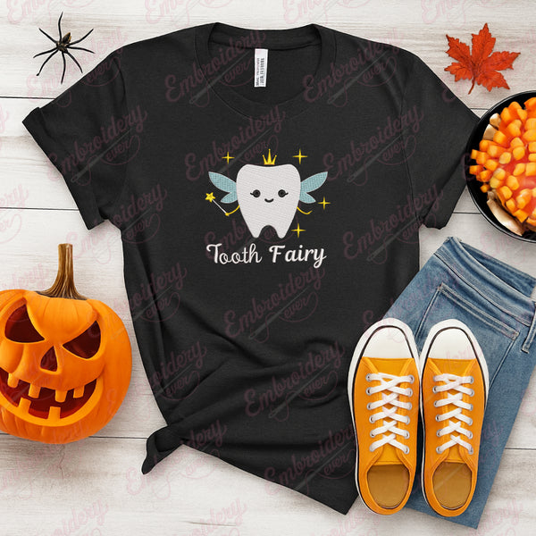 Funny Tooth Fairy Embroidery Design